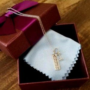 NWT Sterling Silver Strong is Beautiful Necklace